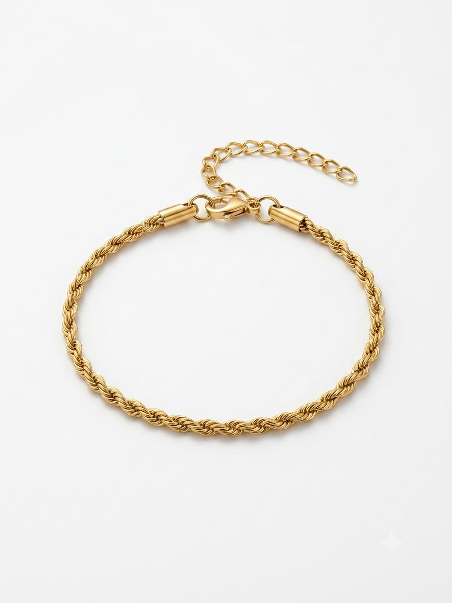 Pulsera rope dorada