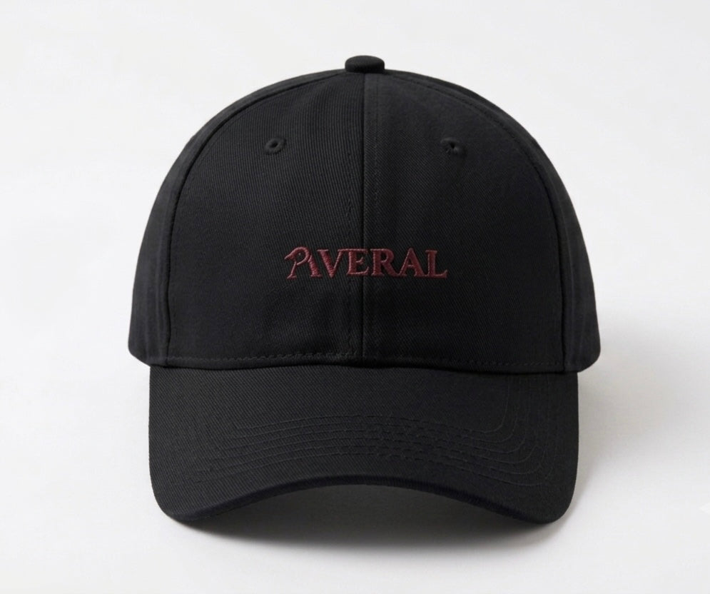 Gorra Averal  en Tejido de Gabardina Color negro